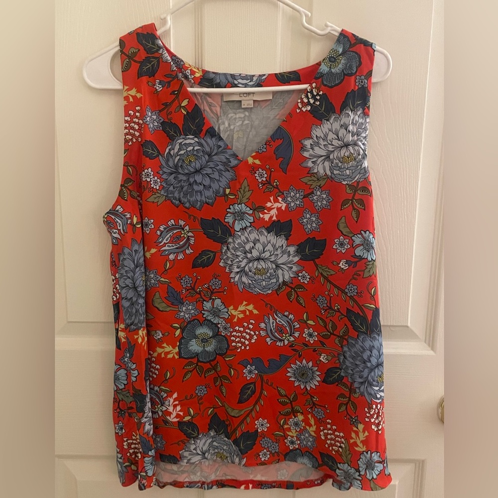 Loft Floral Tank Top